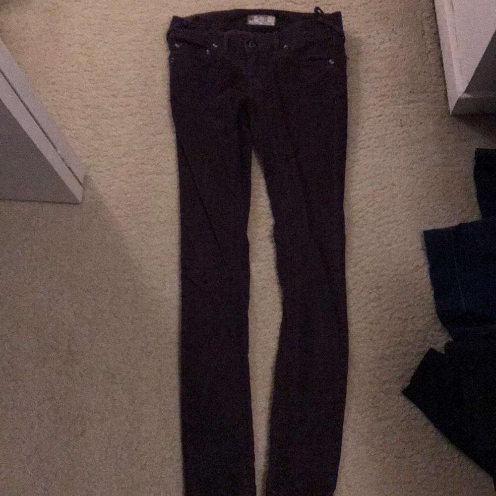 Corduroy skinny pants